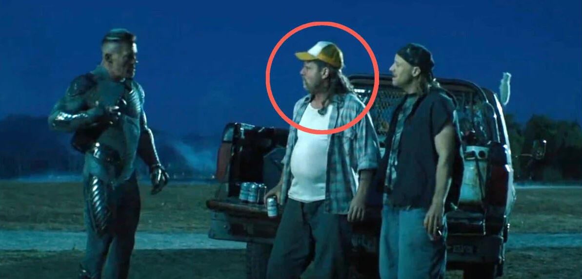 Er ist in Deadpool 2 eine ganze Minute lang im Bild, aber niemand hat den Hollywood-Superstar erkannt